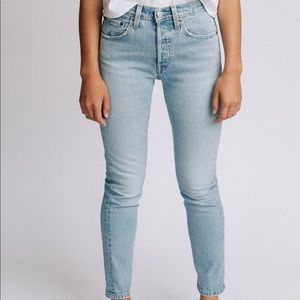 Levi’s 501 Skinny in Tango Spice